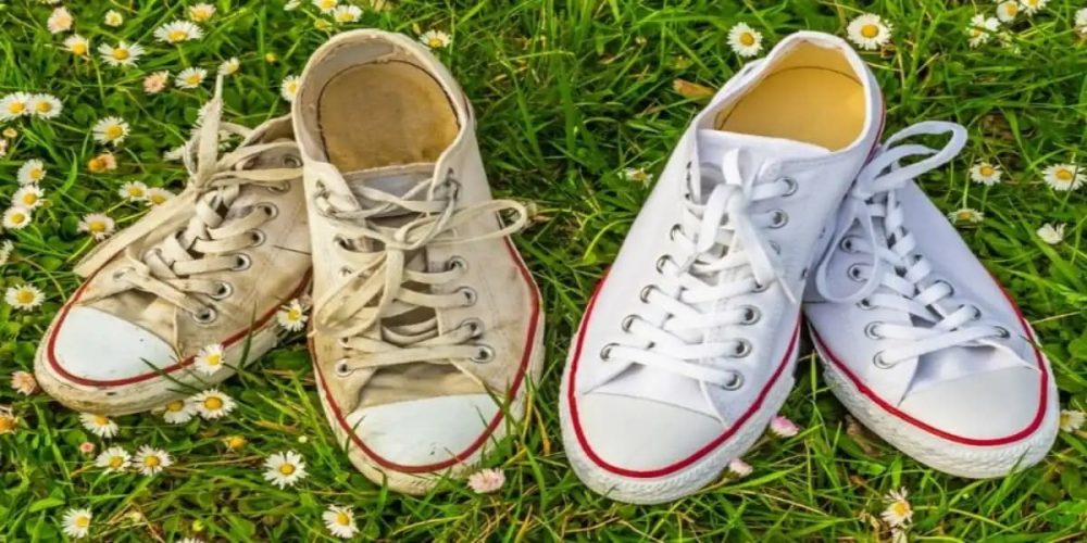 چرا کتونی سفید بعد شستن زرد میشود؟
