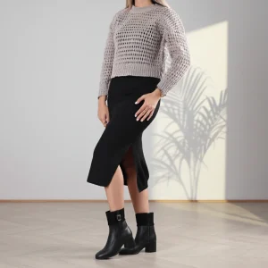 پیراهن بافت دو تیکه توری