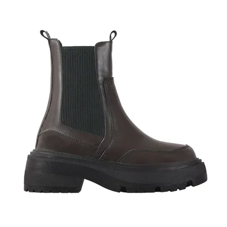 نیم بوت بغل کش قهوه ای