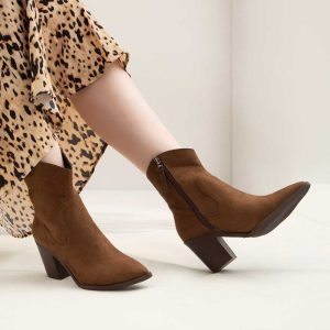 بوت زنانه مدل کابویی