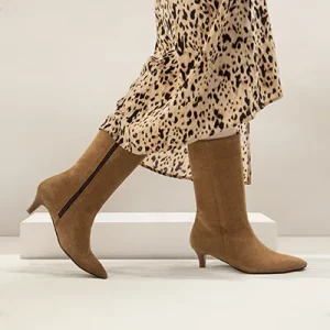 بوت پاشنه دار زنانه نوک تیز