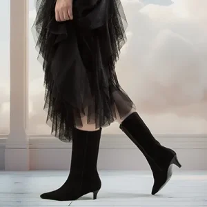 بوت پاشنه دار زنانه نوک تیز