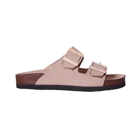 صندل زنانه دوبند مدل برکین