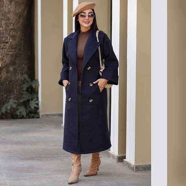 پالتو فوتر بلند شش دکمه