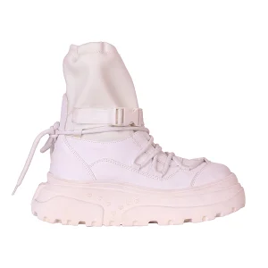 نیم بوت جورابی سفید