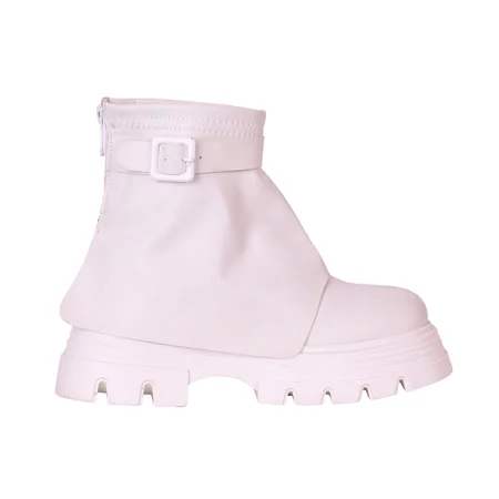 نیم بوت شلواری سفید