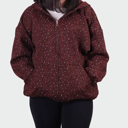 سویشرت پلنگی زنانه مدل آسا