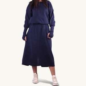 ست بافت دامن و بلوز فینگر