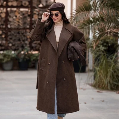 پالتو فوتر بلند 4 دکمه